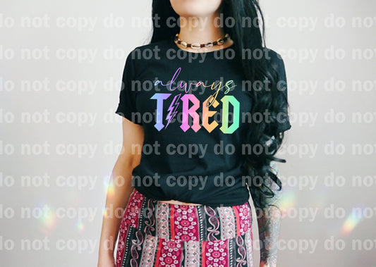 Always Tired Lightning Bolt Pastel Dream Print or Sublimation Print