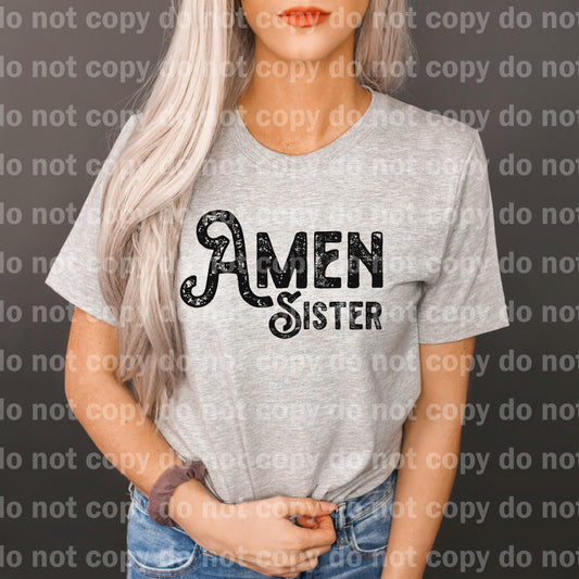 Amen Sister Typography Dream Print or Sublimation Print