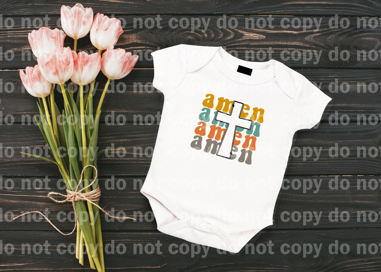 Amen Word Cross Dream Print or Sublimation Print