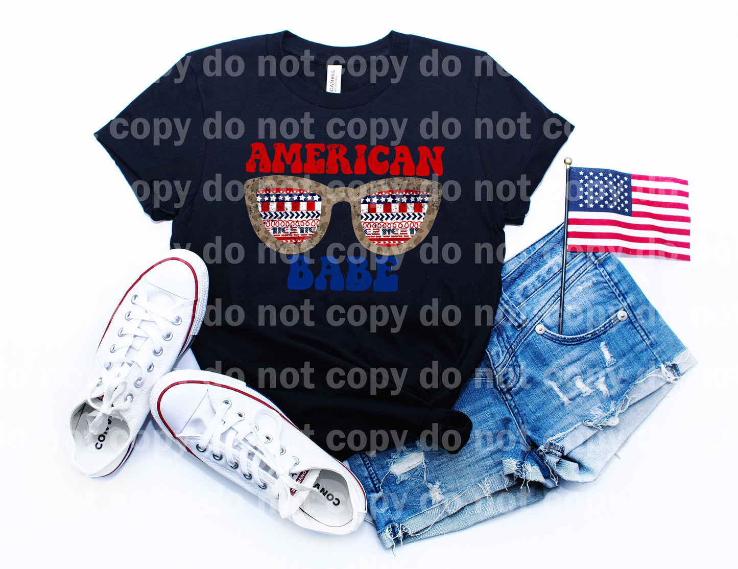 American Babe Shades Dream Print or Sublimation Print