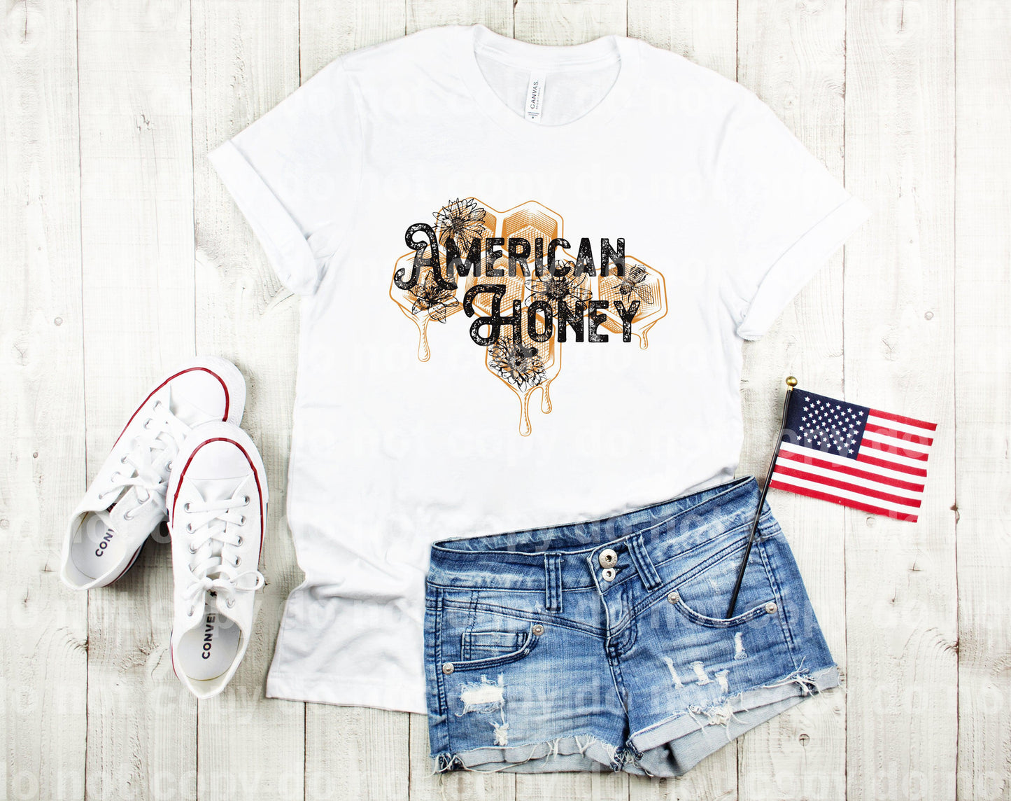 American Honey Full Color/One Color Dream Print or Sublimation Print