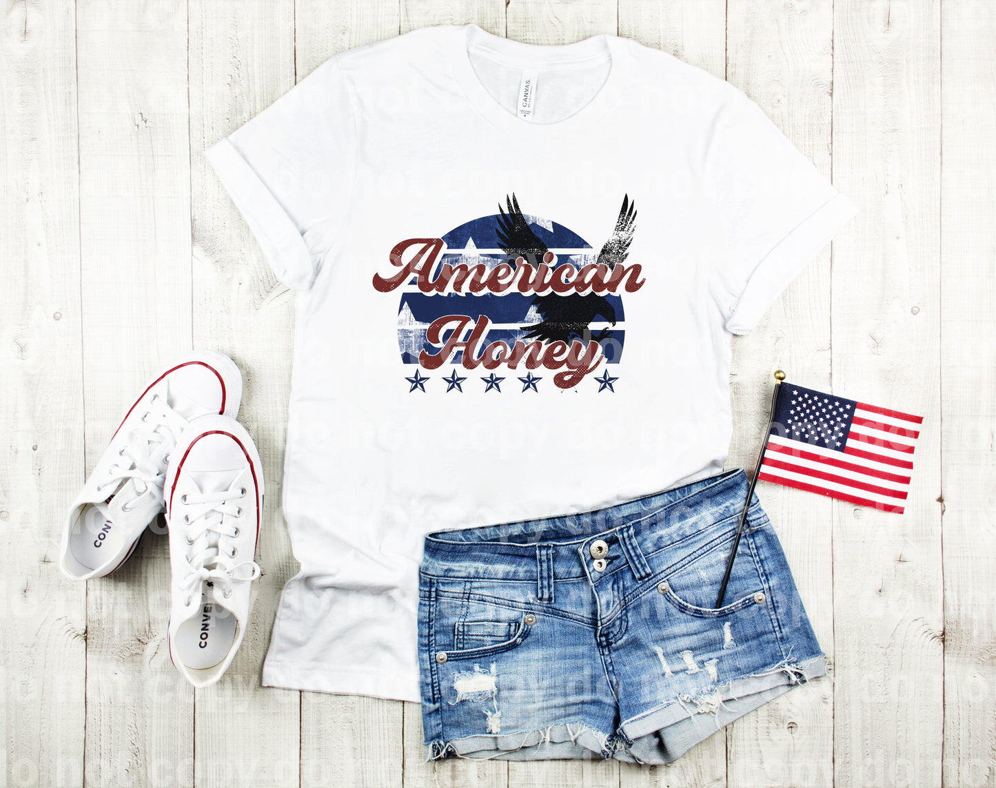 American Honey Stars Eagle Dream Print or Sublimation Print