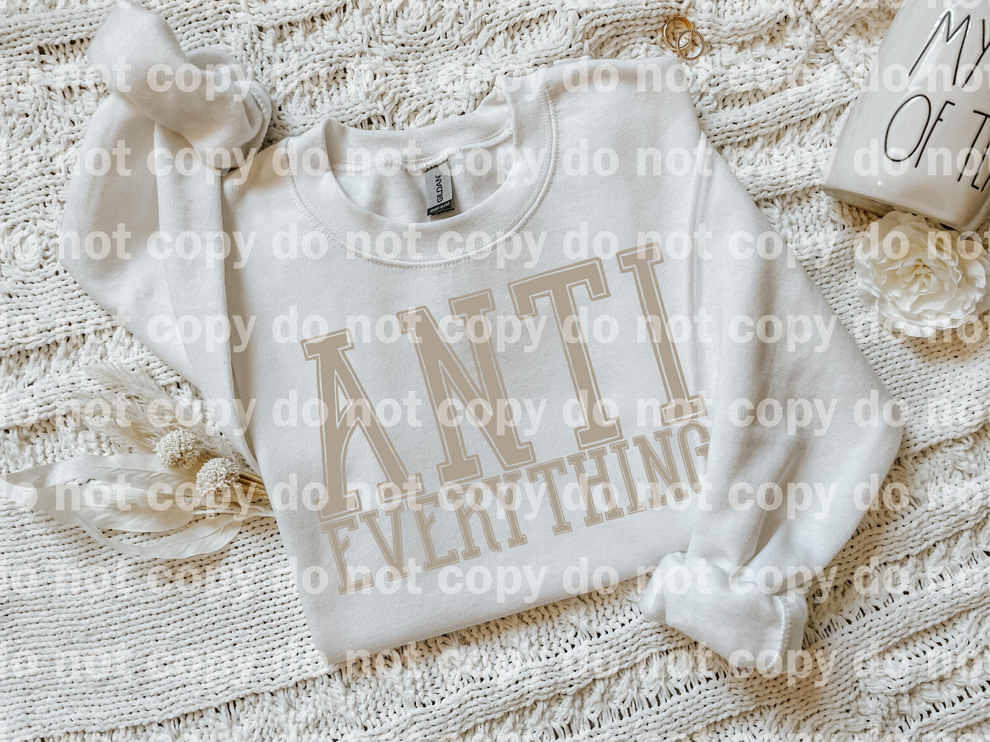 Anti Everything Black/Brown Dream Print or Sublimation Print