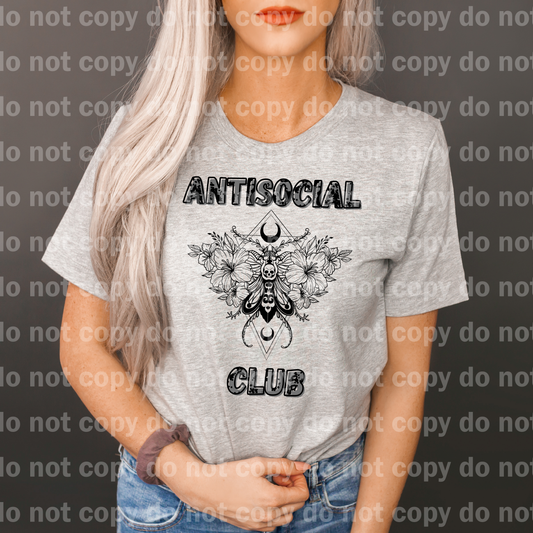 Anti Social Club Floral Butterfly Skull Dream Print or Sublimation Print