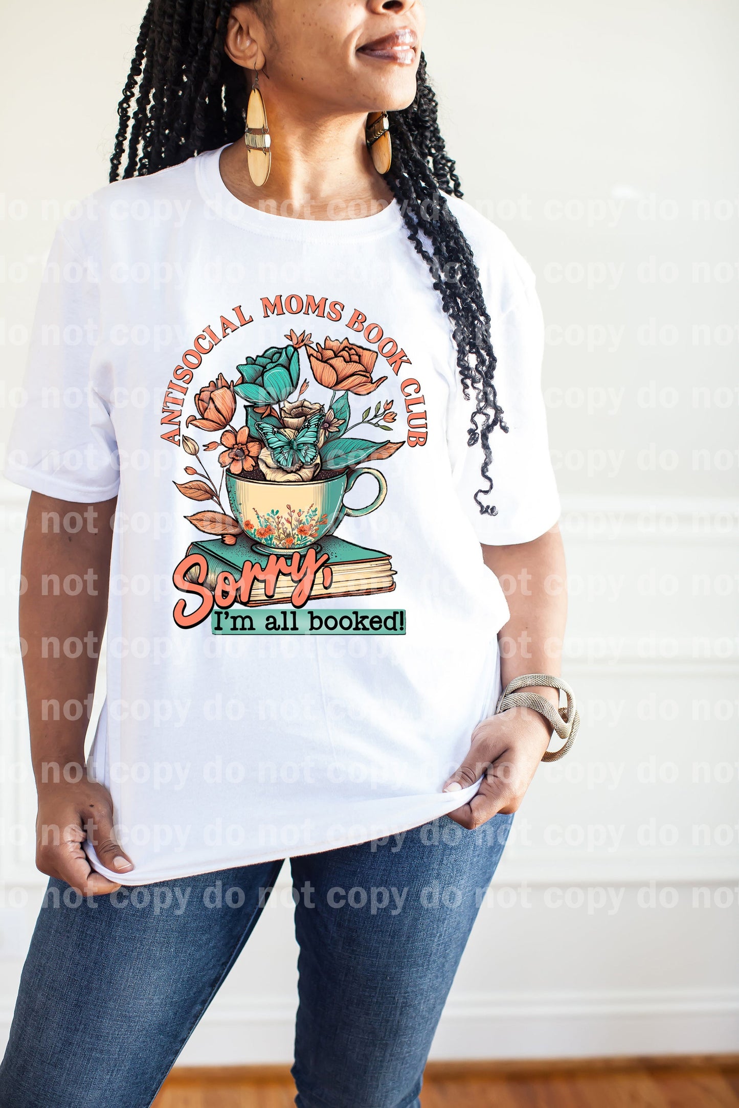 Anti Social Moms Book Club Sorry I'm All Booked Dream Print or Sublimation Print