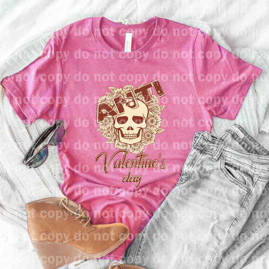 Anti Valentine's Skull Floral Dream Print or Sublimation Print