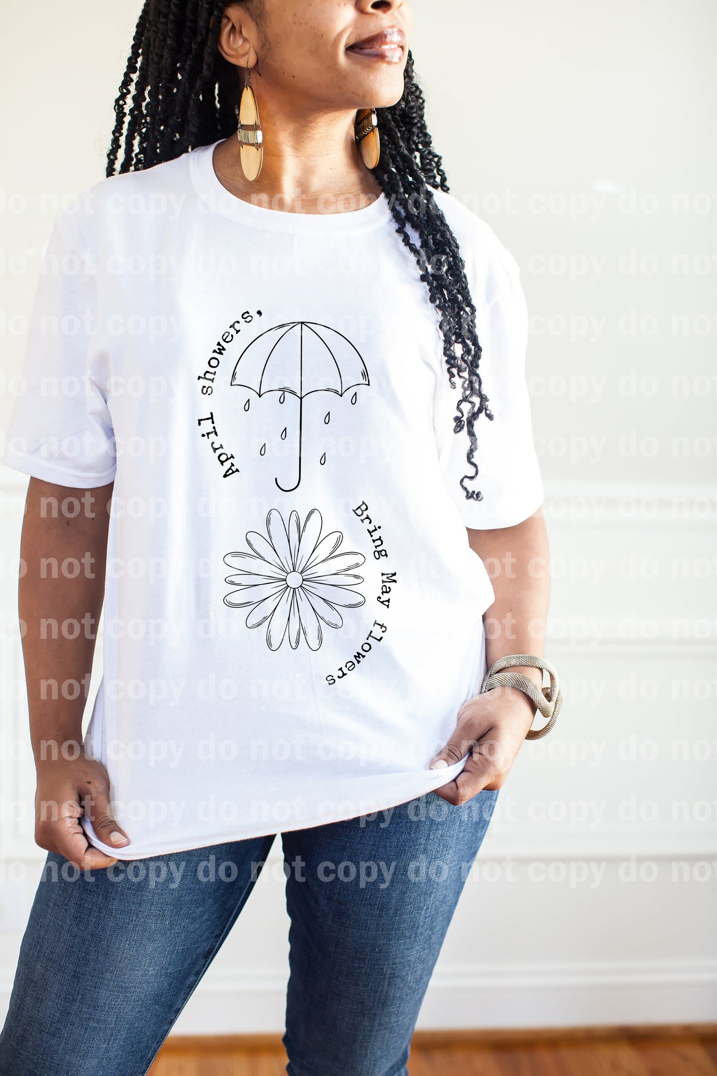 April Flowers Bring May Flowers Full Color/One Color Dream Print or Sublimation Print