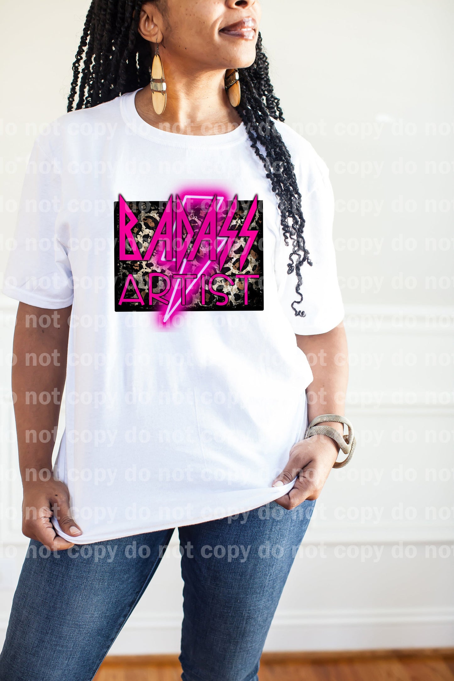 Badass Artist Pink Luminous Dream Print or Sublimation Print