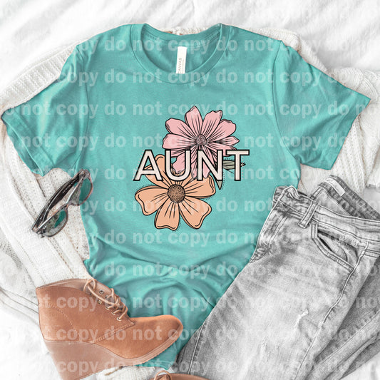 Aunt Floral Neutral Dream Print or Sublimation Print