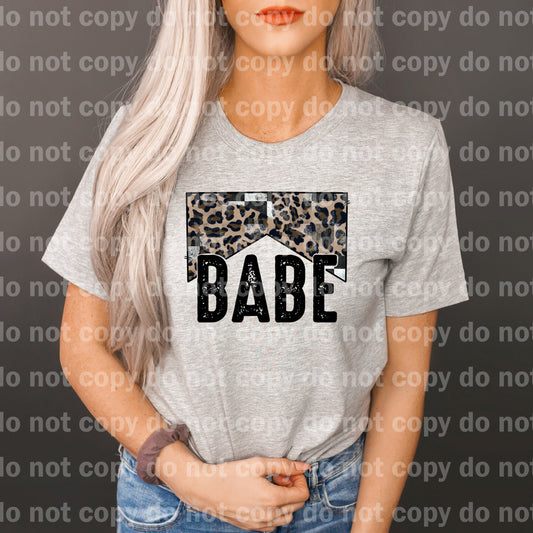 Babe Leopard Print Dream Print or Sublimation Print