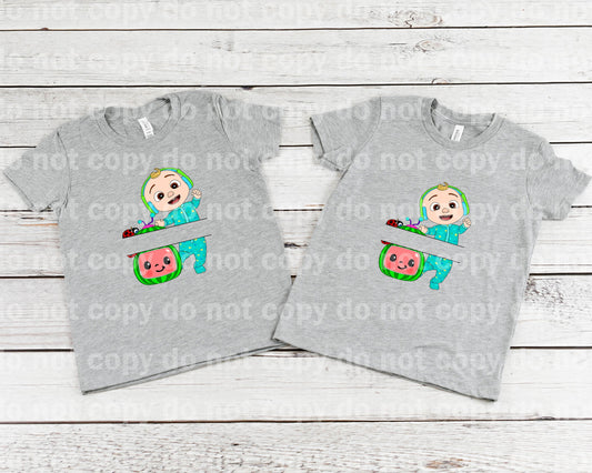 Baby And Watermelon Dream Print or Sublimation Print