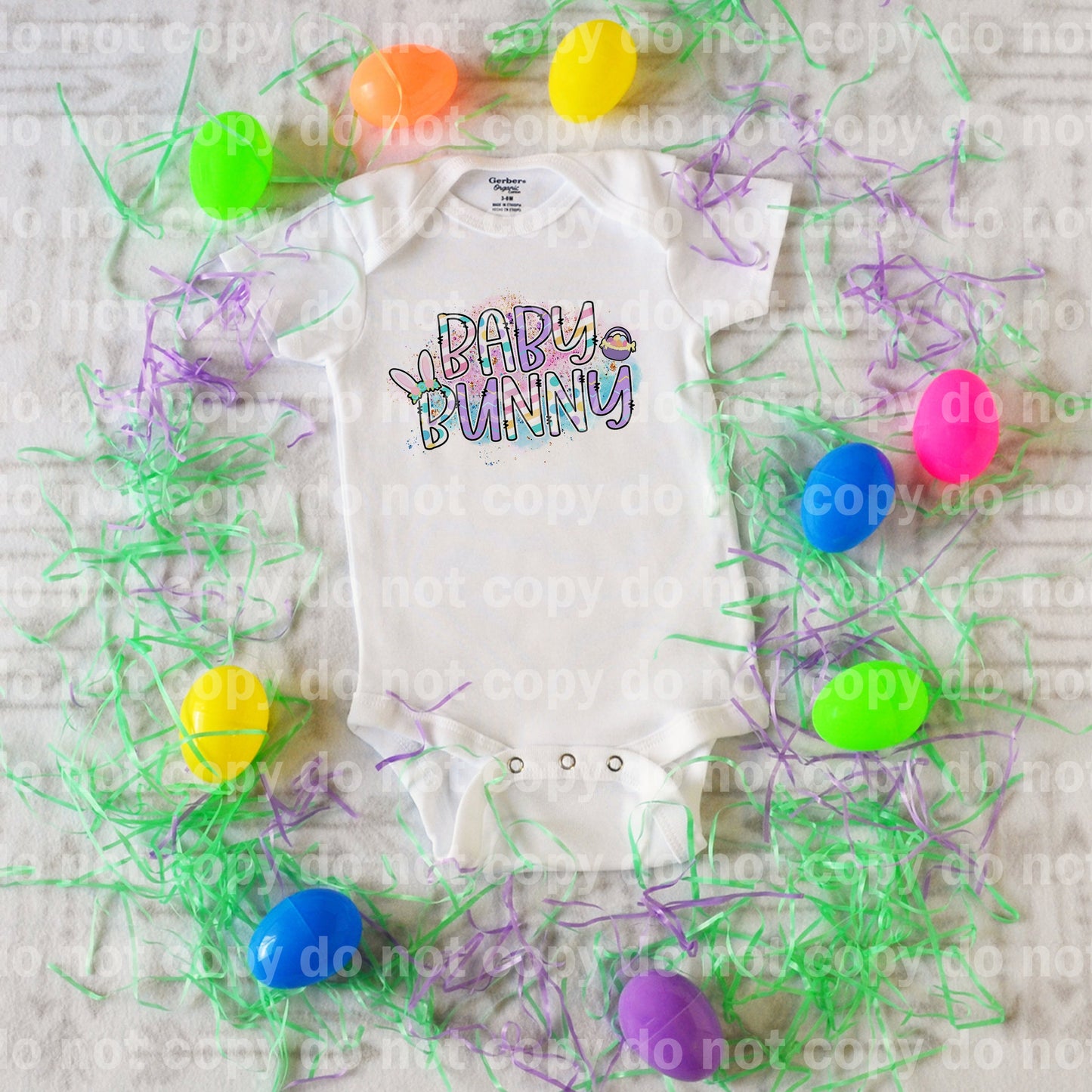 Impresión de sueño de conejito bebé o impresión de sublimación