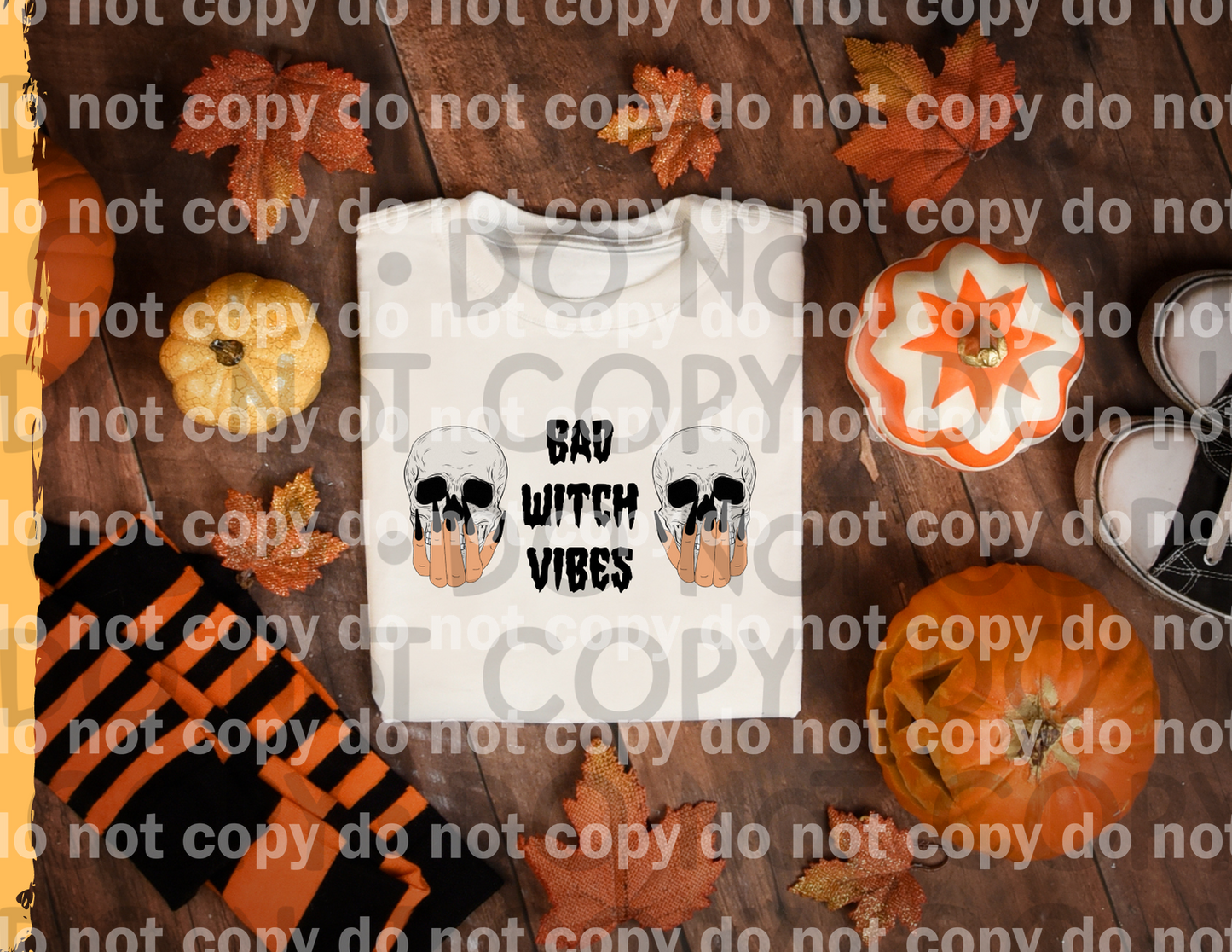 Bad Witch Vibes Skulls Dream Print or Sublimation Print