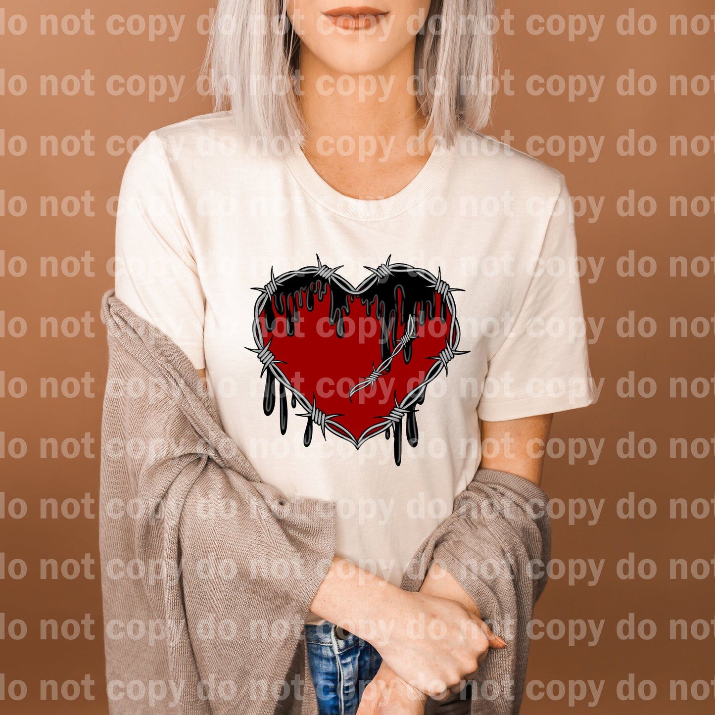 Barbed Wire Heart Dream Print or Sublimation Print