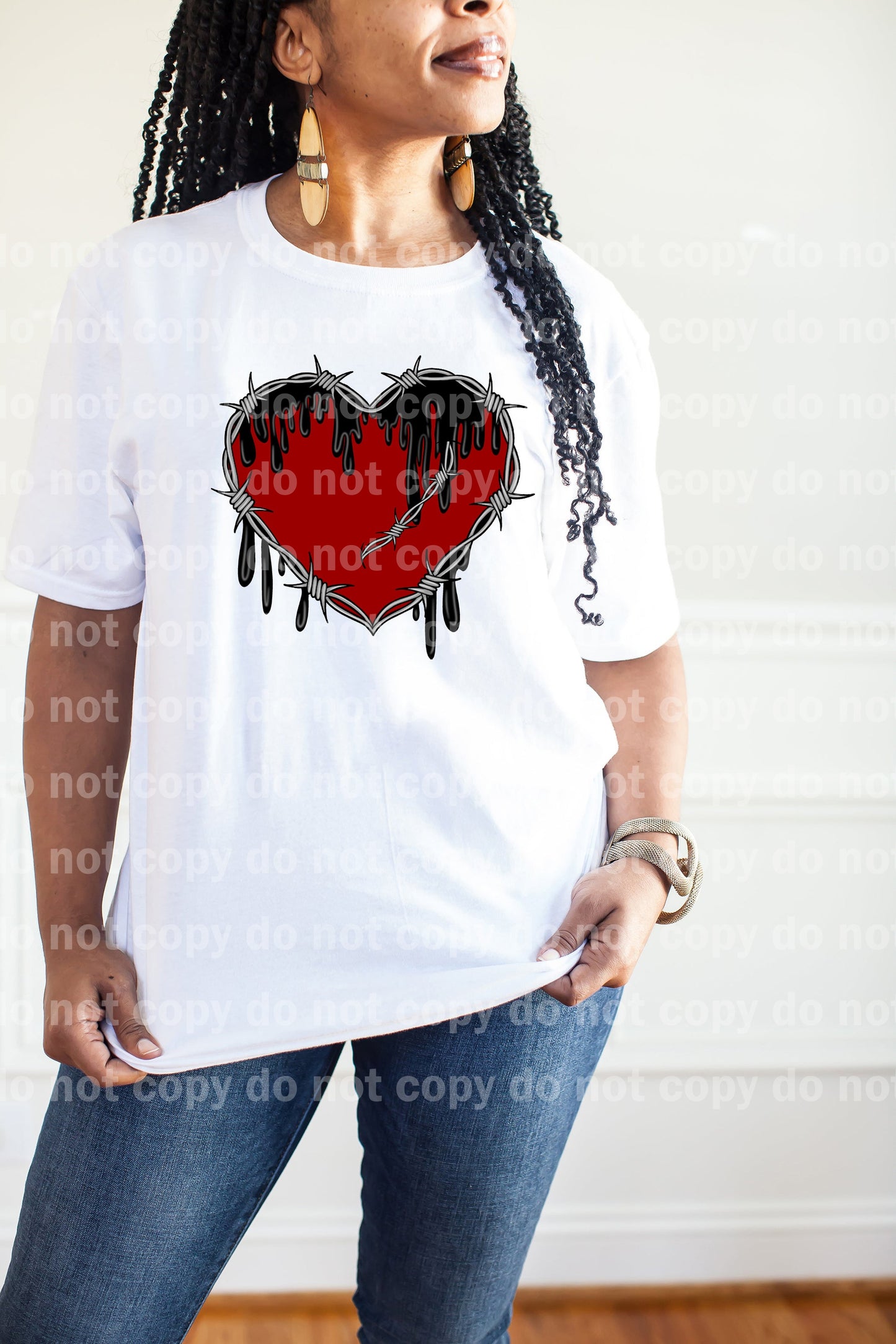 Barbed Wire Heart Dream Print or Sublimation Print