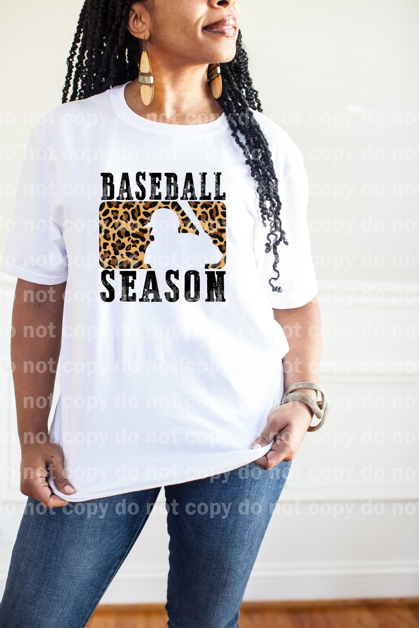 Baseball Season Leopard Dream Print or Sublimation Print