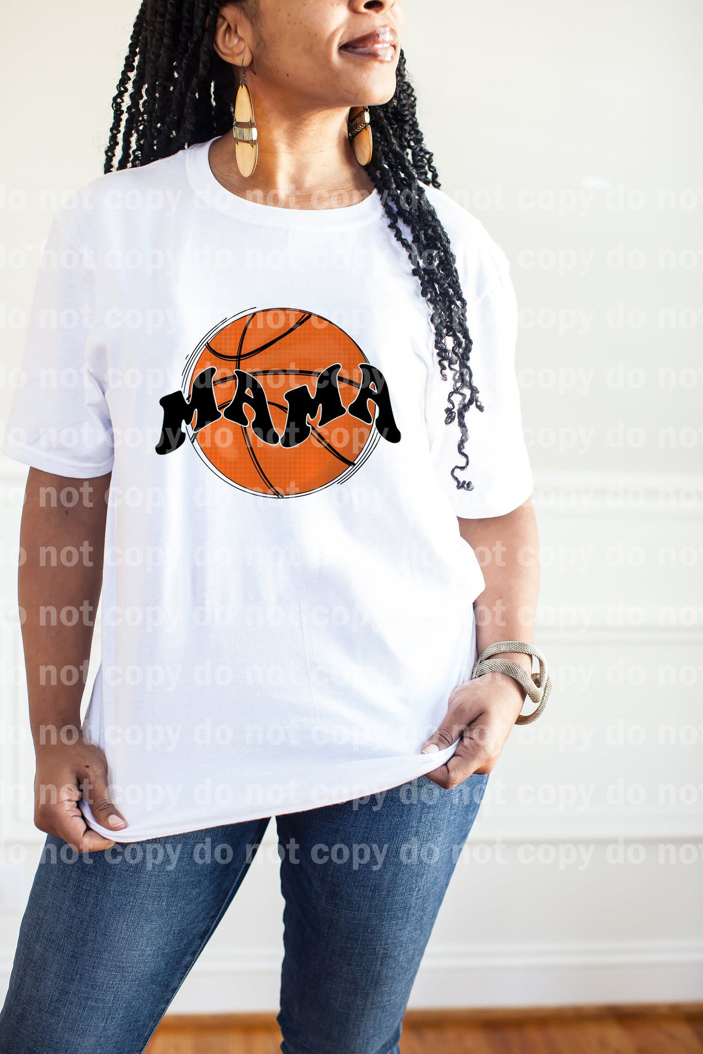 Basketball Mama Squiggle Dream Print or Sublimation Print