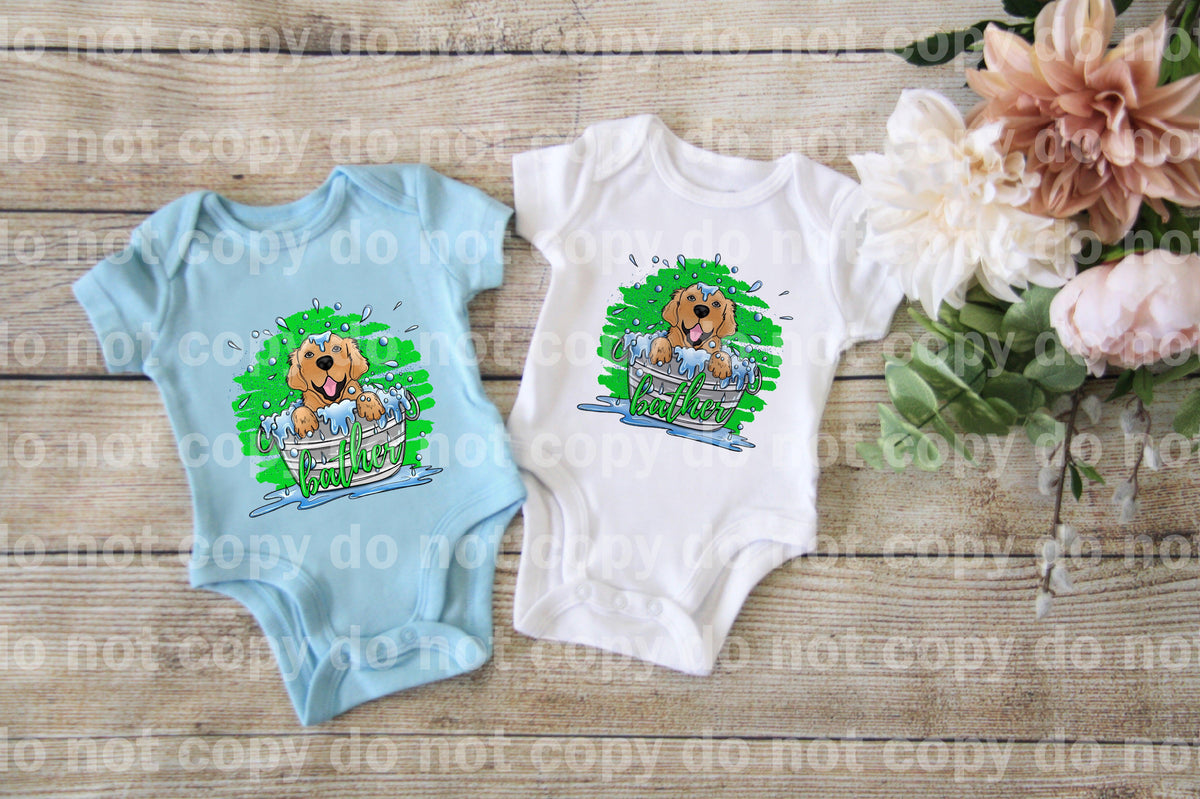 Dog Bather Multiple Colors Dream Print or Sublimation Print