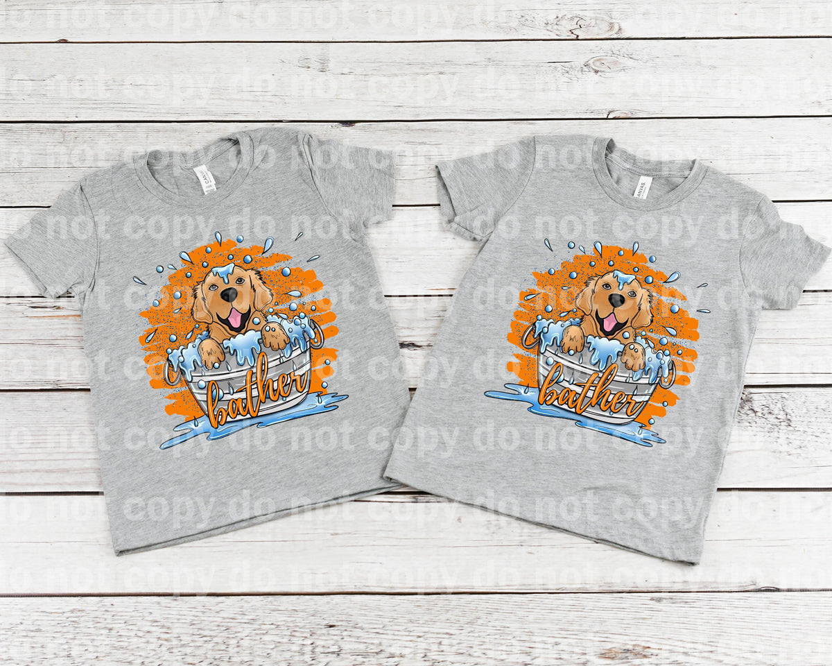 Dog Bather Multiple Colors Dream Print or Sublimation Print