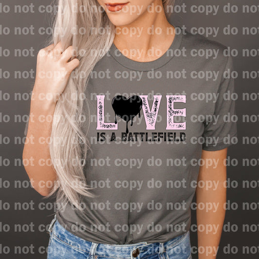 Love Is A Battlefield Distressed Dream Print or Sublimation Print