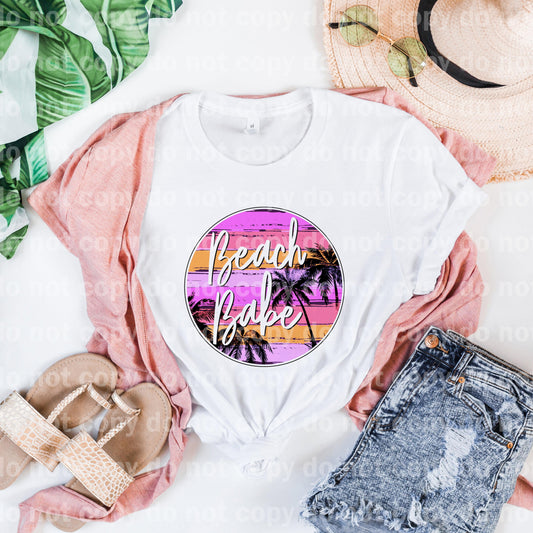 Beach Babe Round Dream Print or Sublimation Print