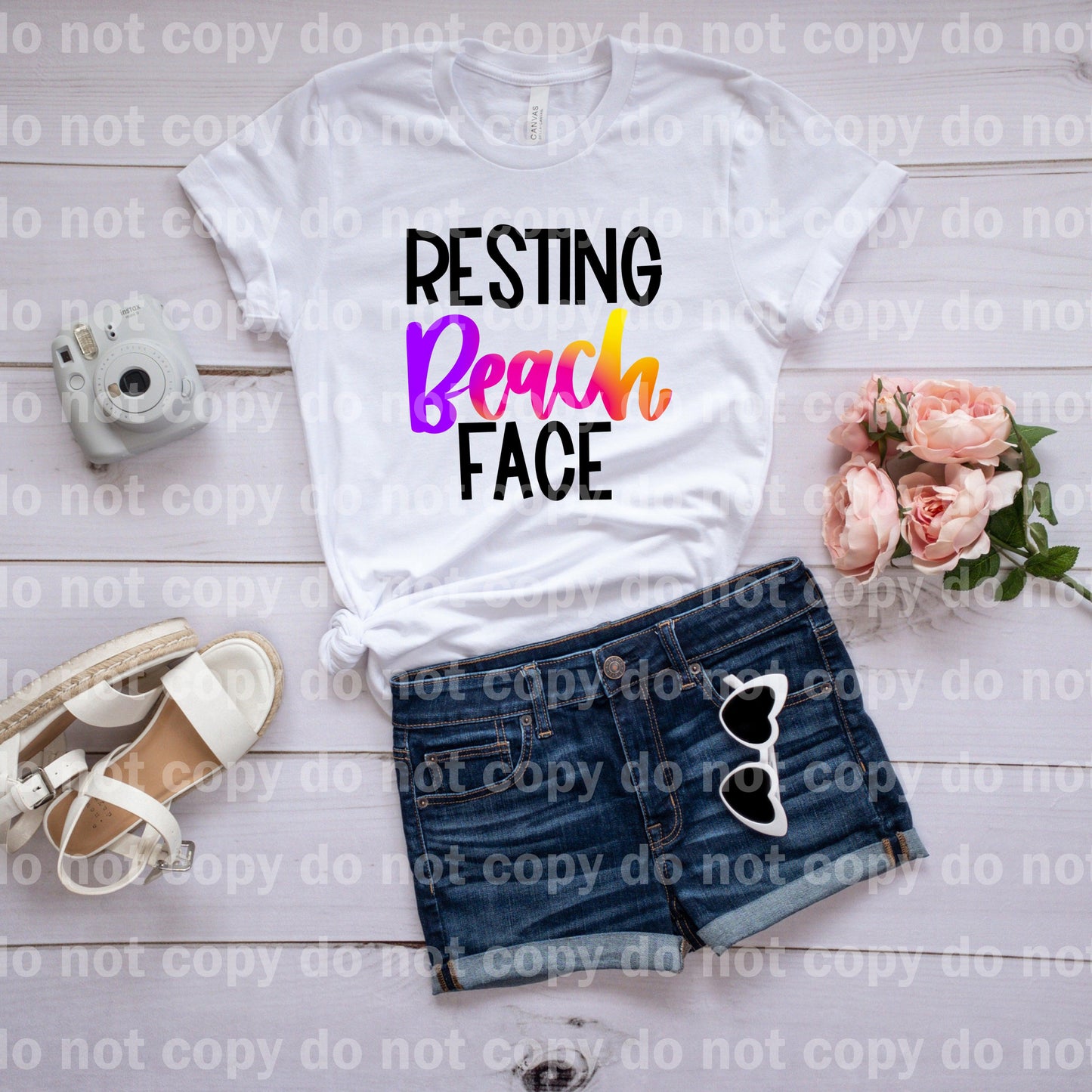 Resting Beach Face Dream Print or Sublimation Print