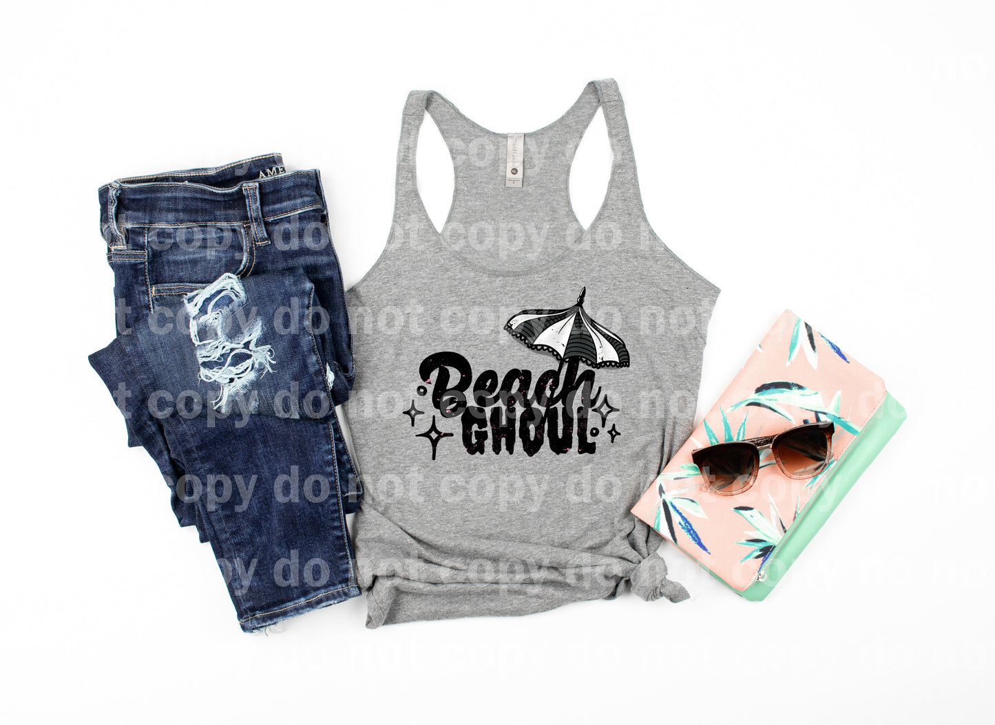 Beach Ghoul Pink/White Dream Print or Sublimation Print