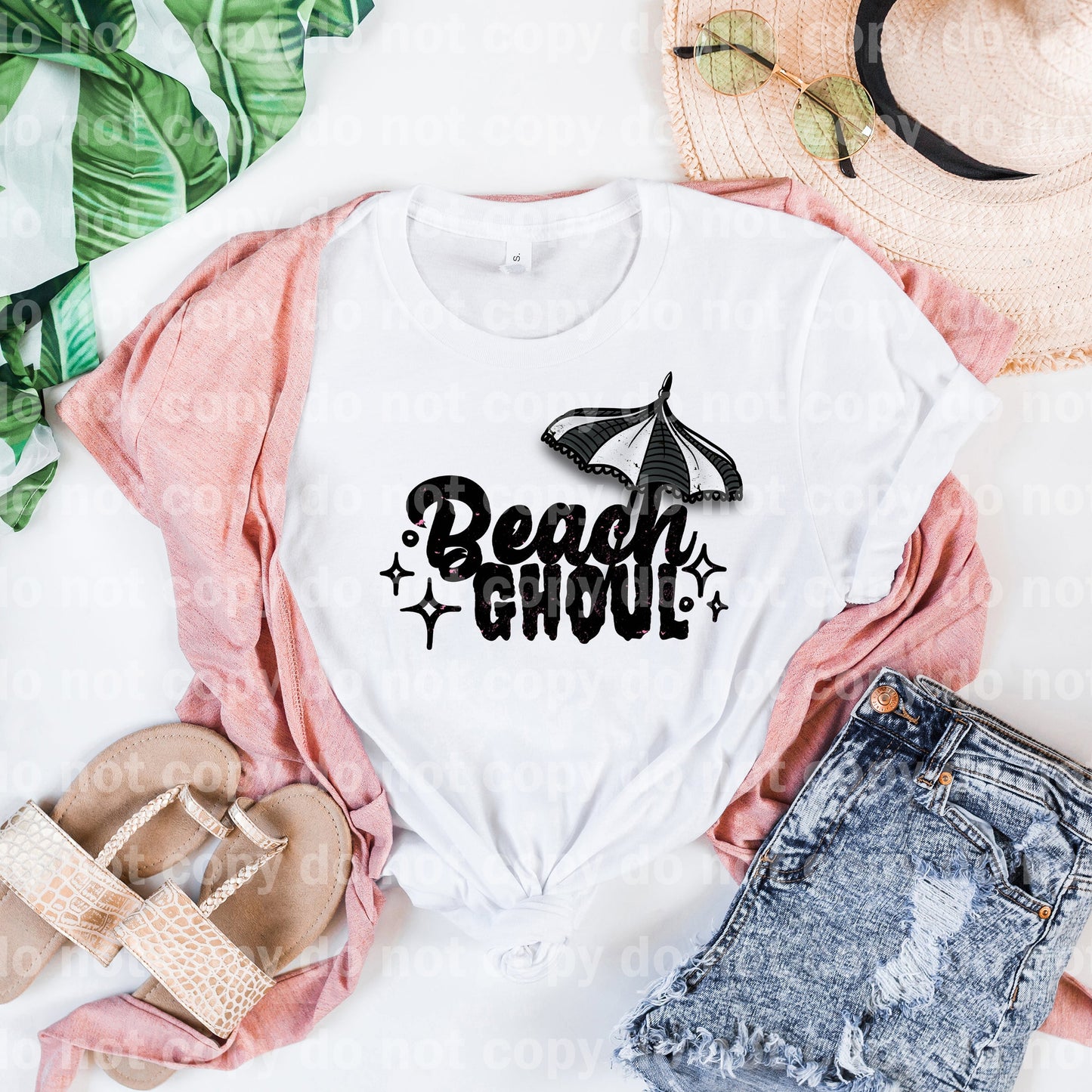 Beach Ghoul Pink/White Dream Print or Sublimation Print