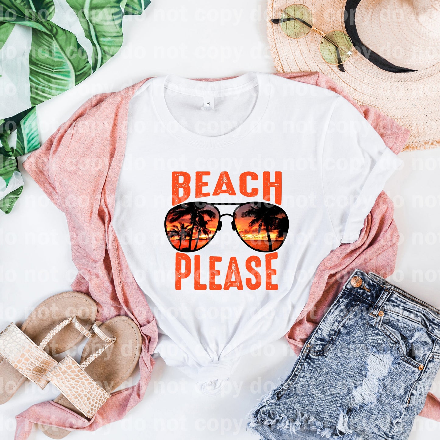 Beach Please Sunglasses Dream Print or Sublimation Print