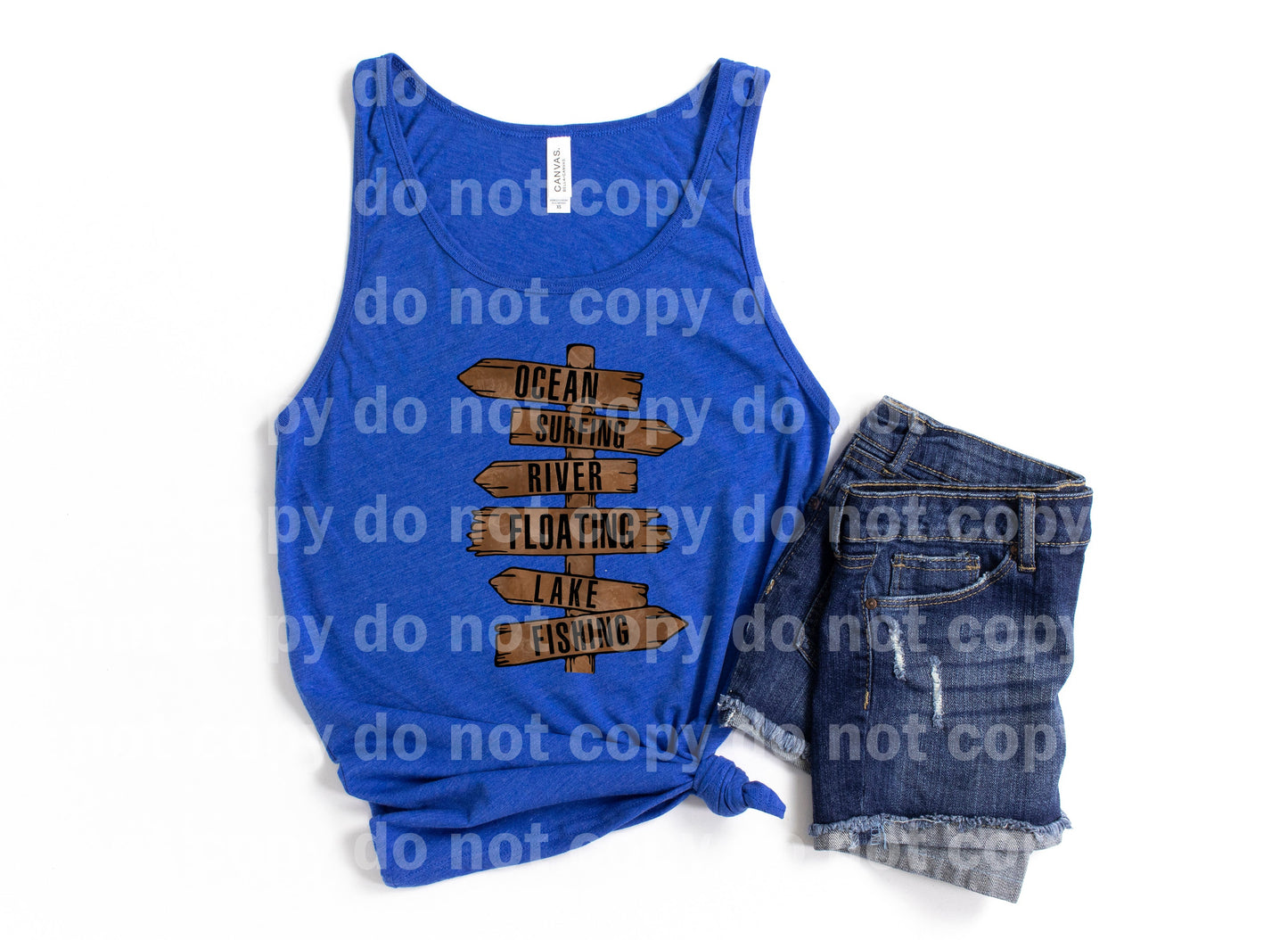 Beach Signs Full Color/One Color Dream Print or Sublimation Print