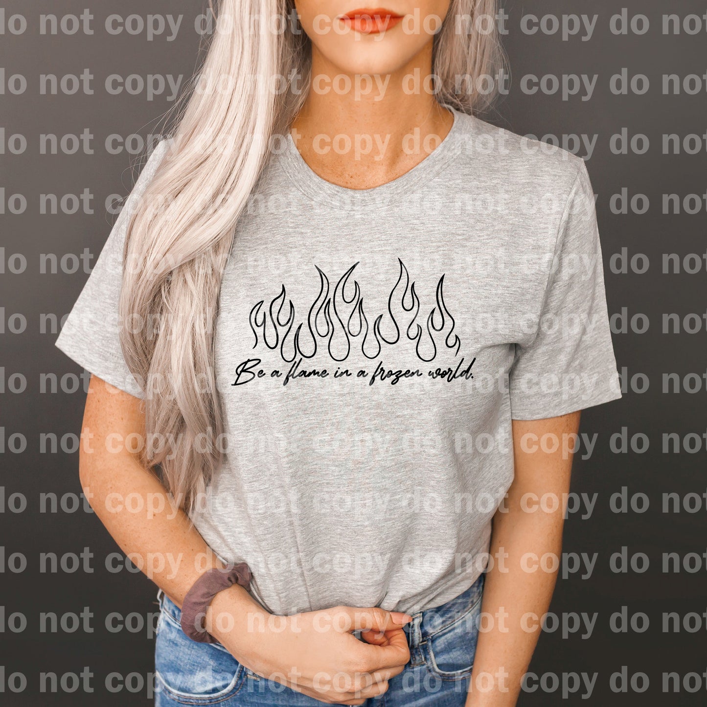 Be A Flame In A Frozen World Black/White Dream Print or Sublimation Print