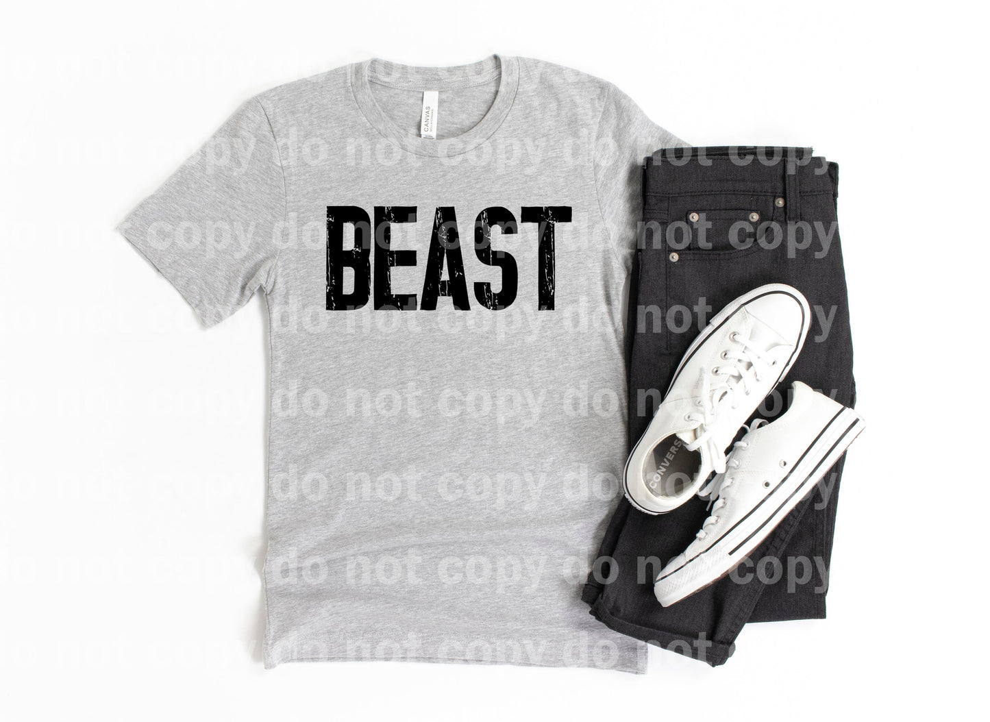 Beast Typography Black/White Dream Print or Sublimation Print
