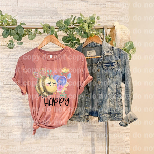 Bee Happy Dream Print or Sublimation Print