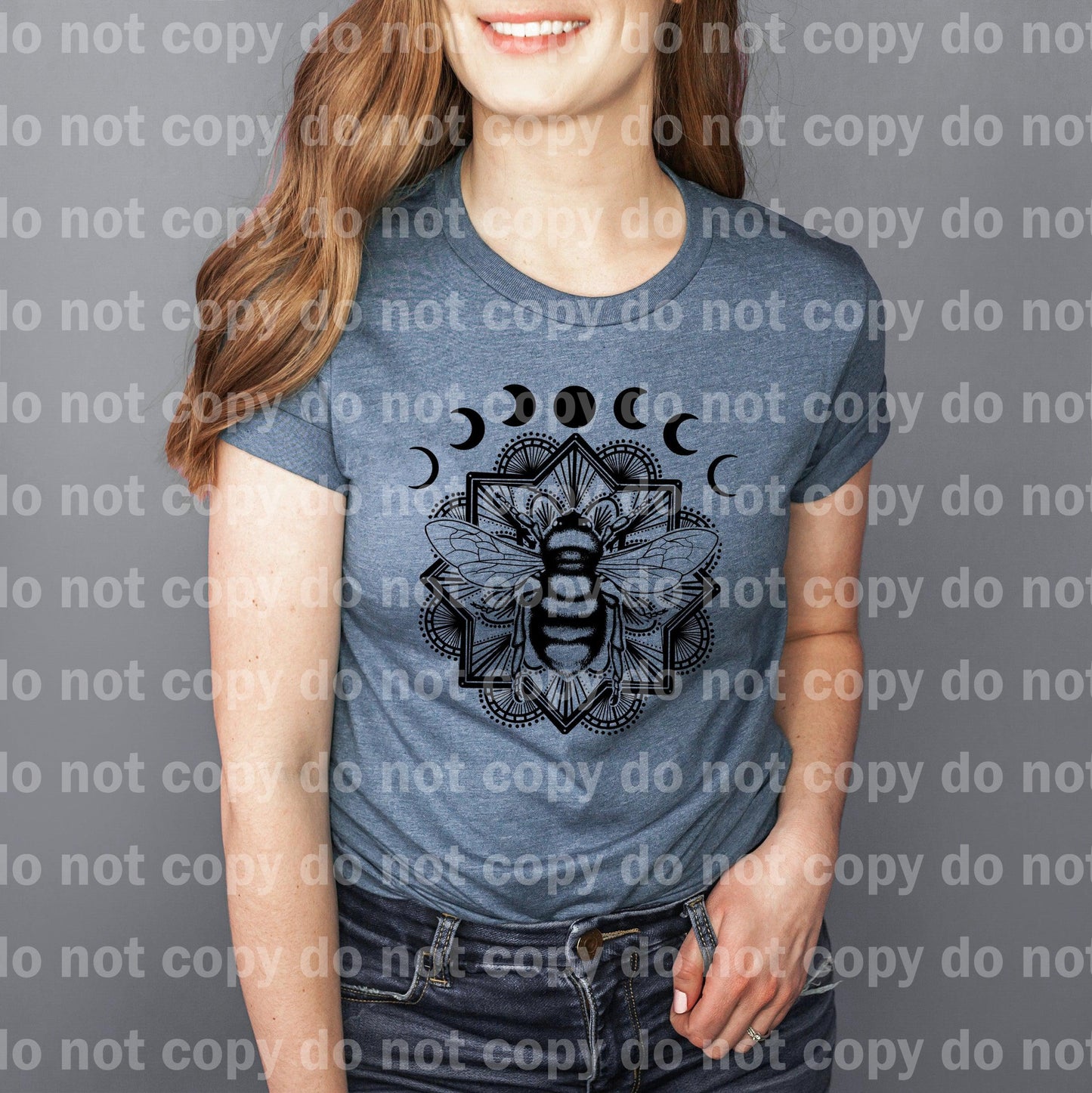 Bee Mandala Moon Phase Dream Print or Sublimation Print
