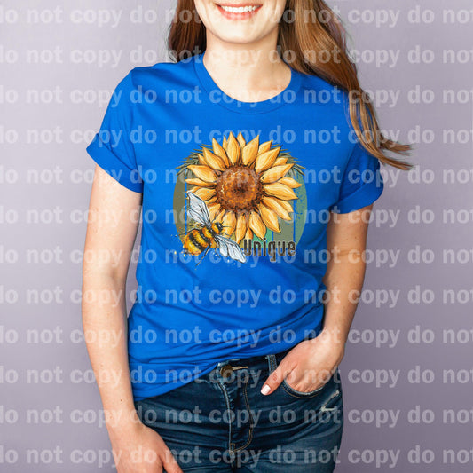 Bee Unique Flower Distressed Dream Print or Sublimation Print