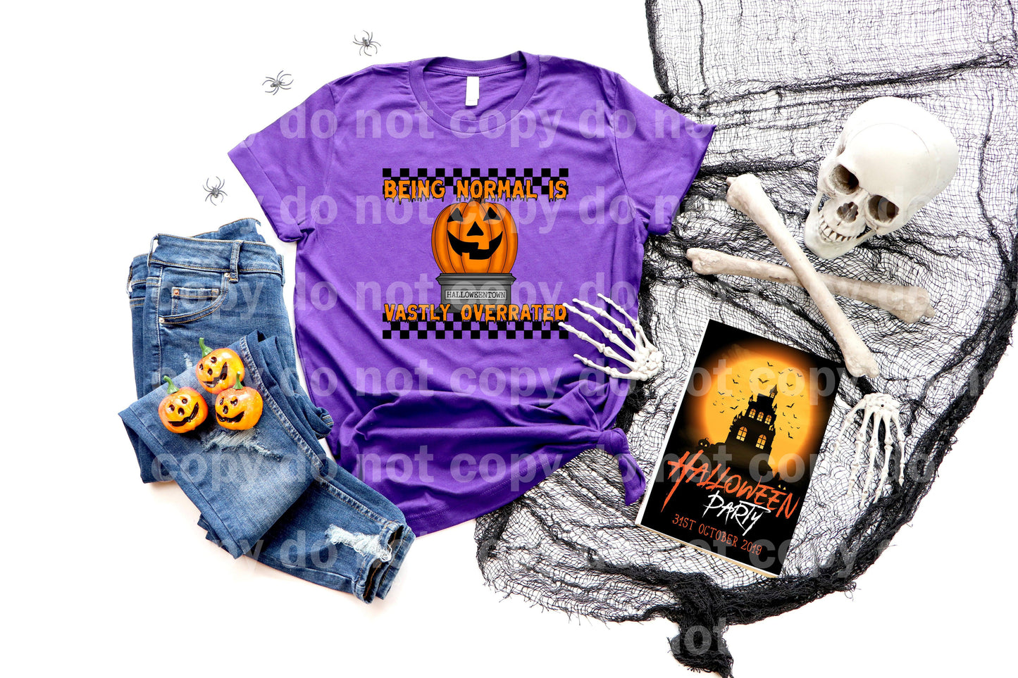 Being Normal Is Vastly Overrated Pumpkin Dream Print or Sublimation Print