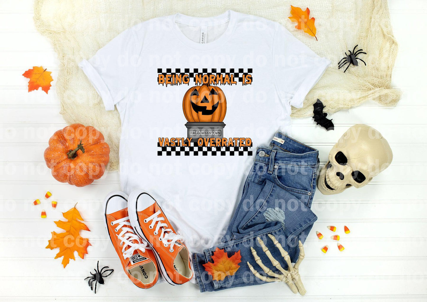 Being Normal Is Vastly Overrated Pumpkin Dream Print or Sublimation Print