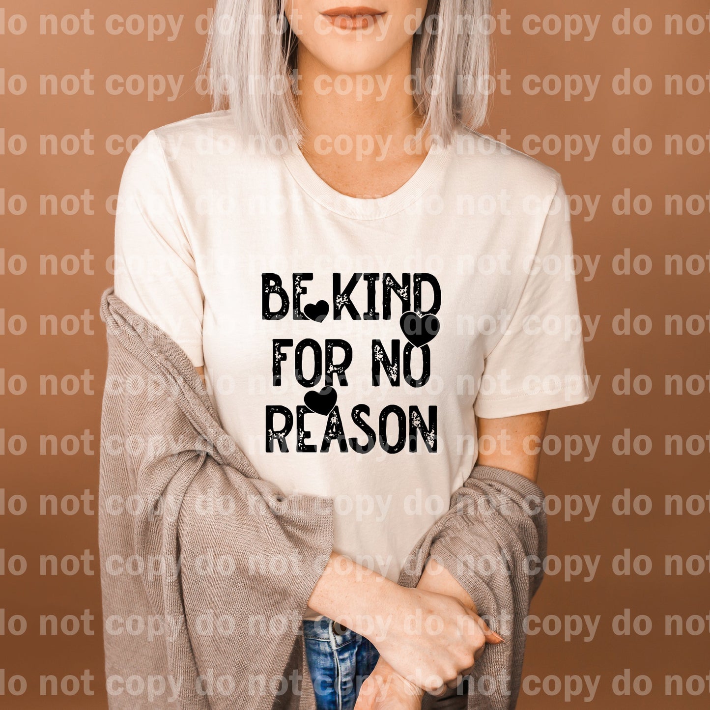 Be Kind For No Reason Black/Orange Dream Print or Sublimation Print