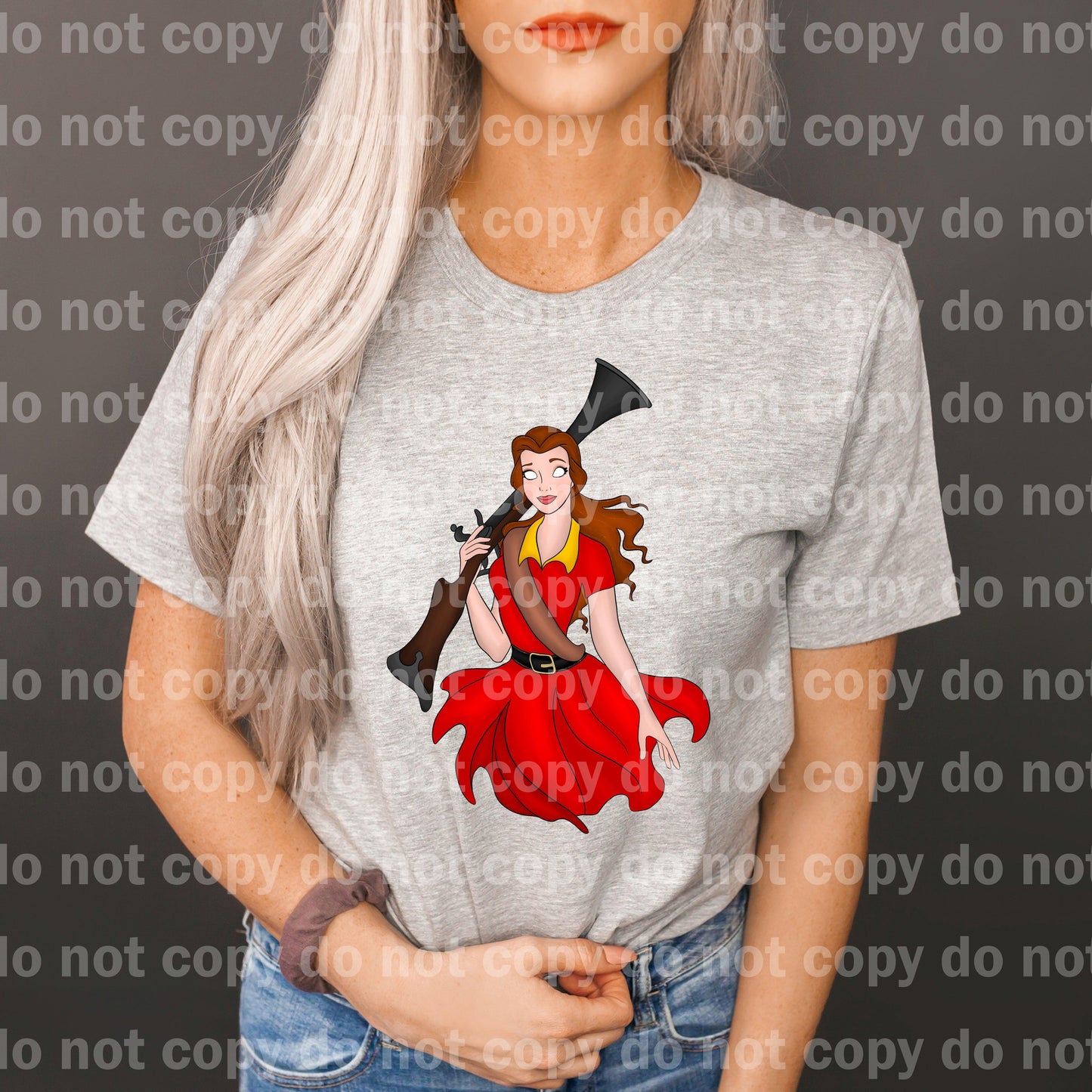 Princess Hunter in Red Dream Print or Sublimation Print