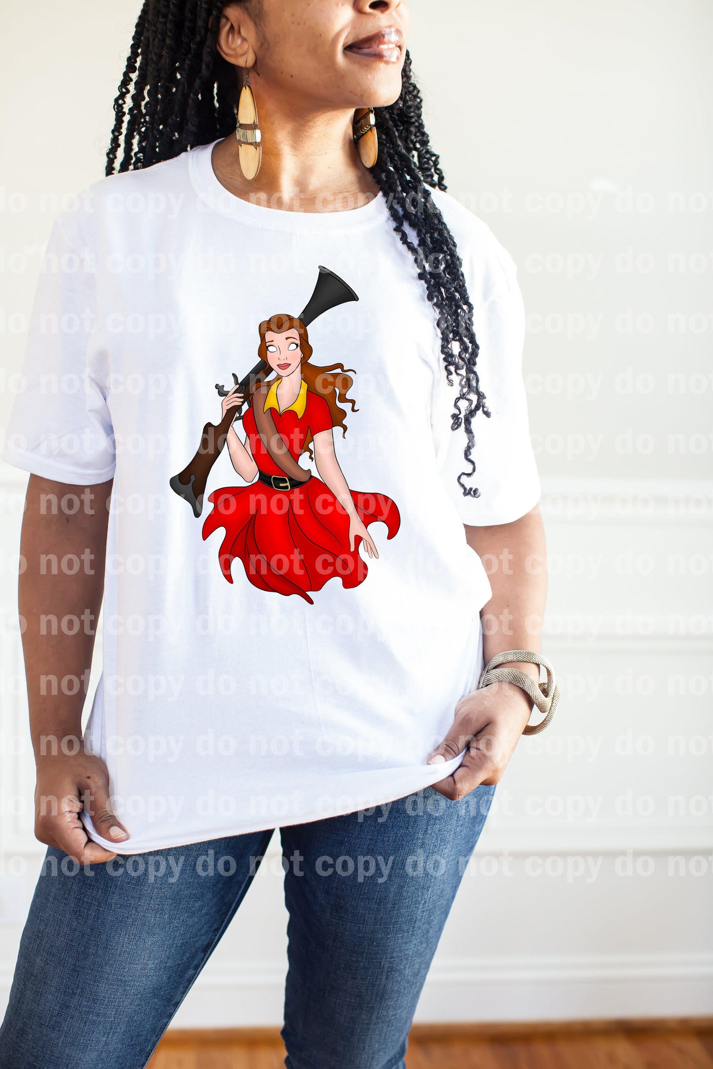 Princess Hunter in Red Dream Print or Sublimation Print