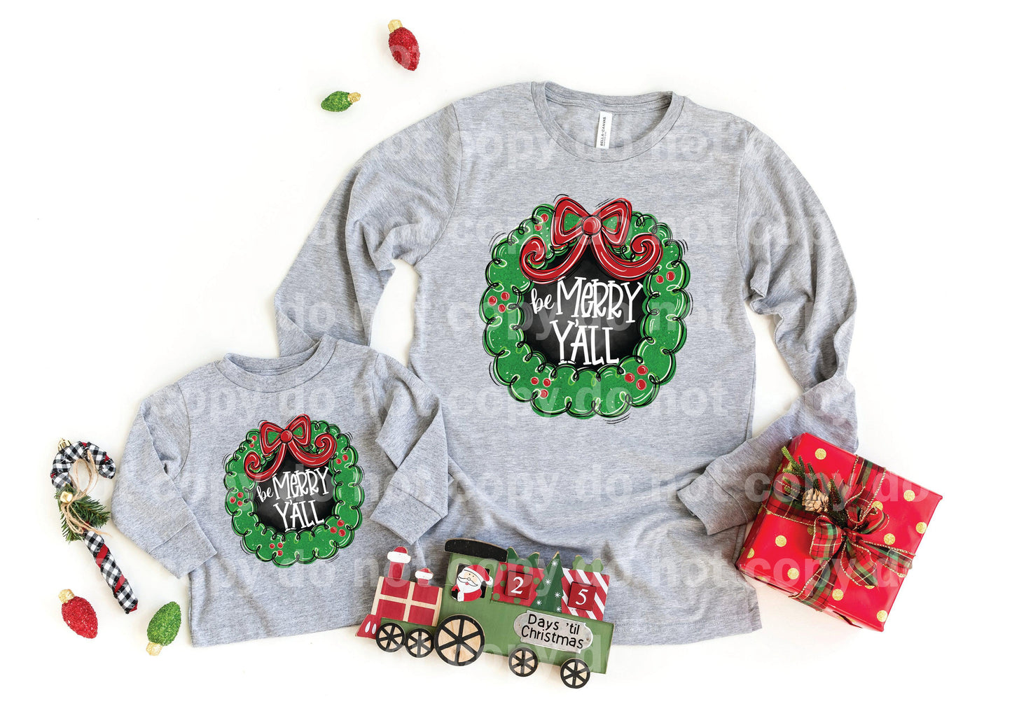 Be Merry Yall Dream Print o Impresión de sublimación