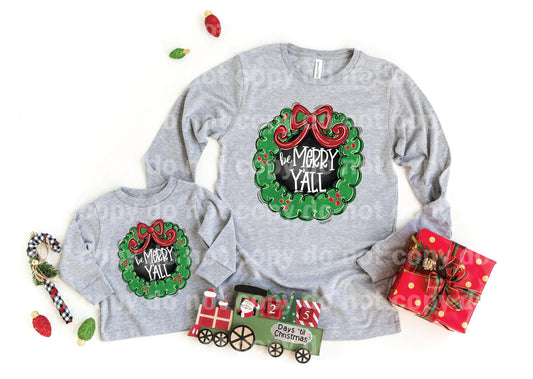Be Merry Yall Dream Print o Impresión de sublimación