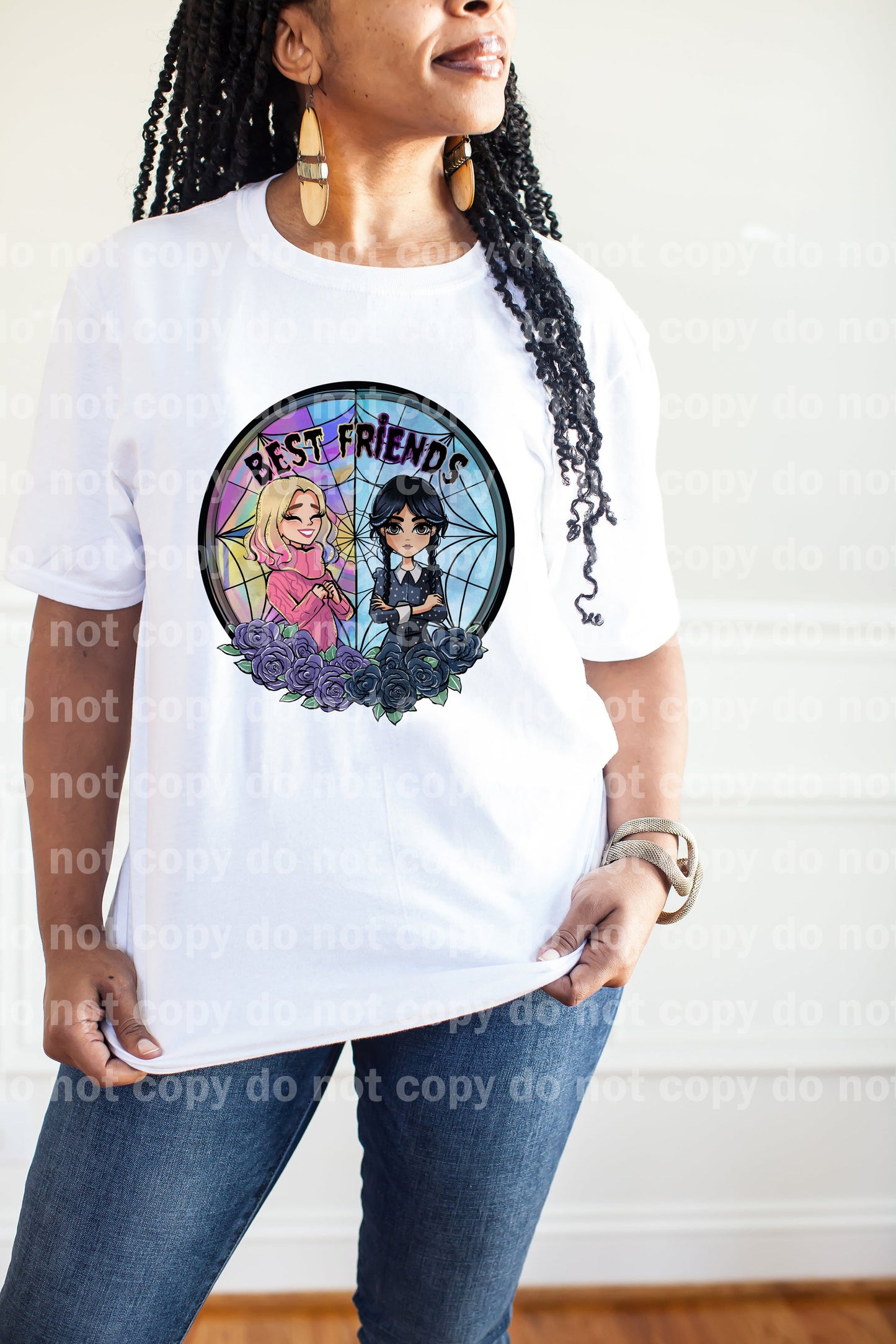 Best Friends Wednesday And Werewolf Girl Dream Print or Sublimation Print