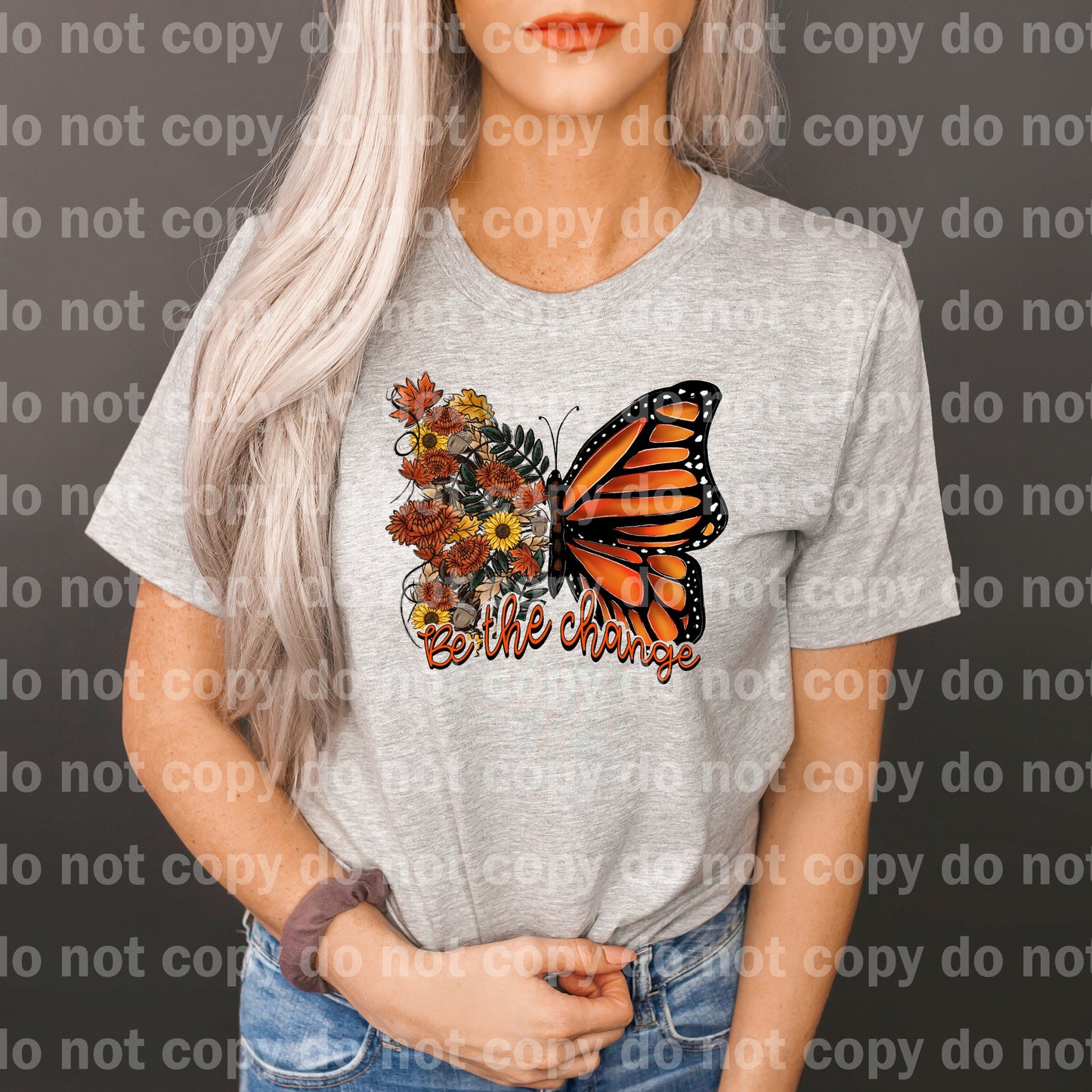Be The Change Floral Butterfly Dream Print or Sublimation Print