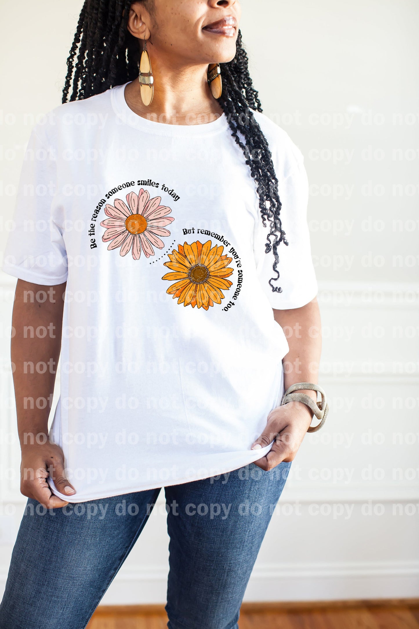 Be The Reason Someone Smiles Today But Remember You're Someone Too Black/White Dream Print or Sublimation Print