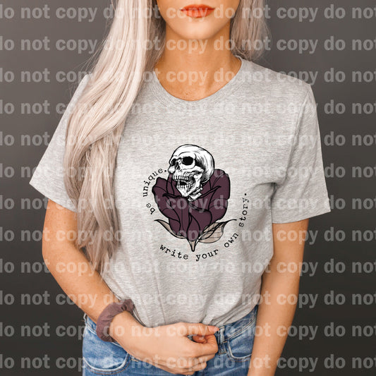 Be Unique Write Your Own Story Dream Print or Sublimation Print