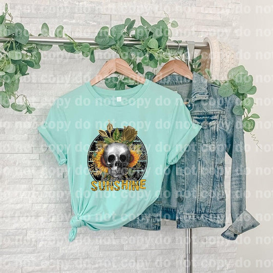 Transferencia de impresión Be Your Own Sunshine Skull Girasol Dream