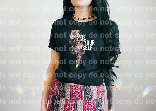 Be Yourself Lightning Bolt Floral Dream print transfer