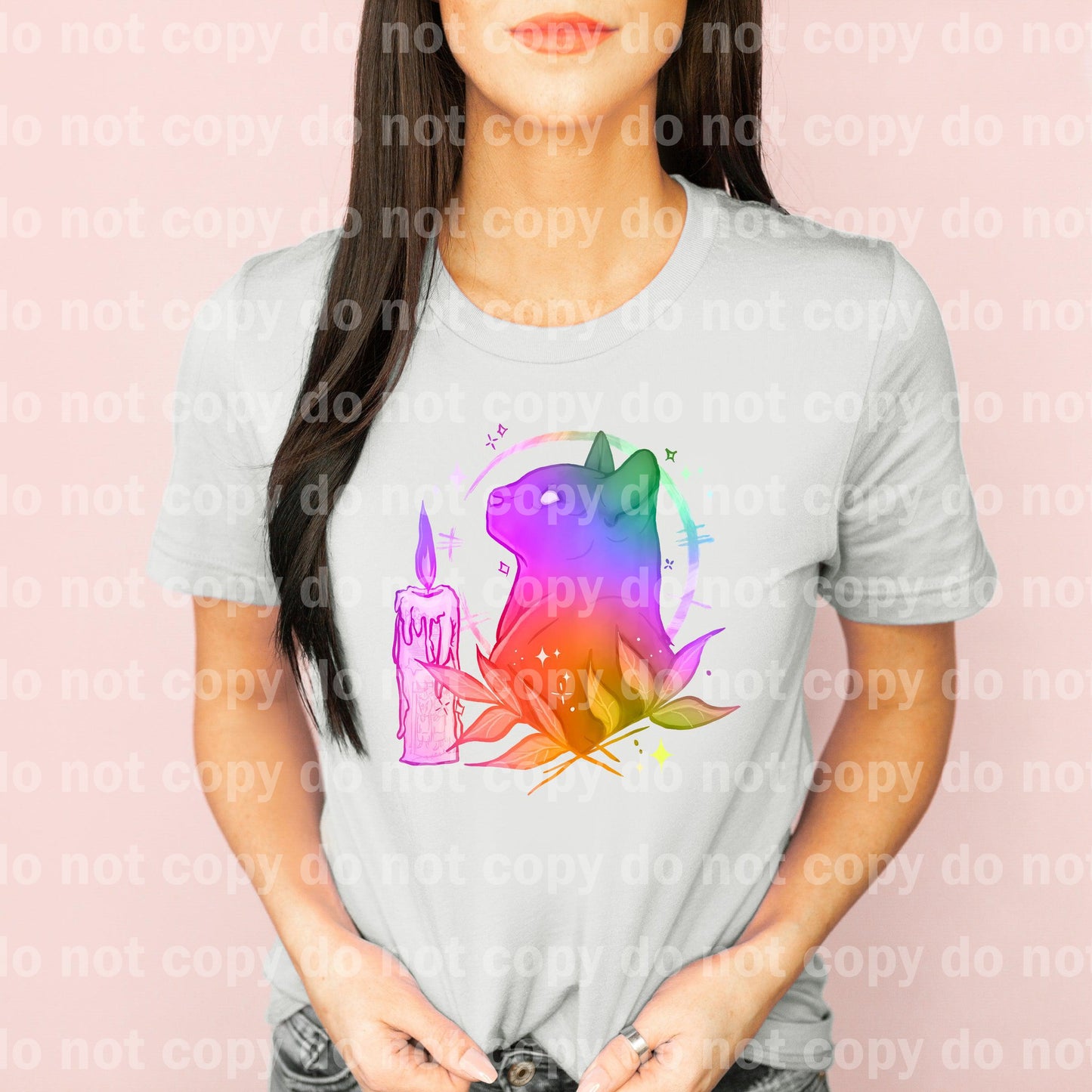 Binx Cat Pastel or rainbow  Color Style Dream Print or Sublimation Print