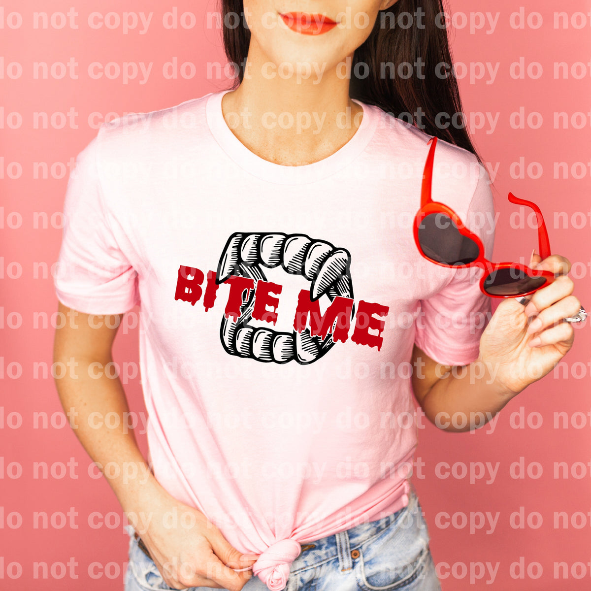 Bite Me Fang Full Color/One Color Dream Print o Impresión por sublimación